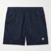 Stone Island Shorts Da Mare A Gamba Dritta Lunghezza Media Con Logo Applicato -Speedo Italia w2000 q60