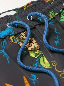 PAUL SMITH Shorts Da Mare Medi A Gamba Dritta In Tessuto Riciclato Stampato Kraken -Speedo Italia w2000 q60 115