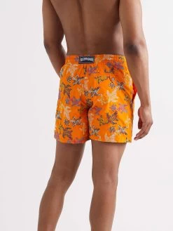 Vilebrequin Shorts Da Mare Medi A Gamba Dritta Con Ricami Mistral -Speedo Italia w2000 q60 119