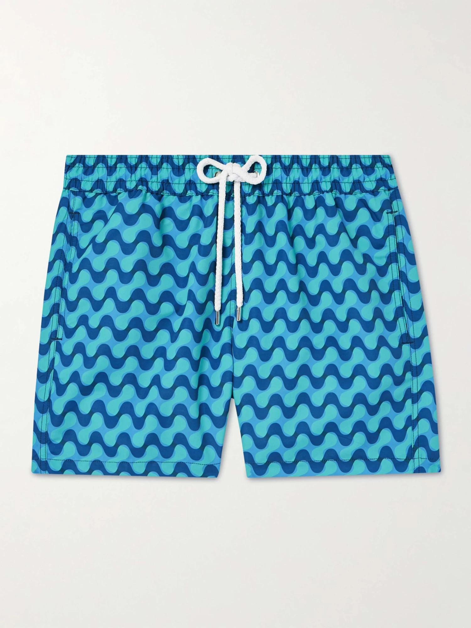 Shorts Da Mare Corti A Gamba Dritta Stampati 3 Shorts Da Mare Corti A Gamba Dritta Stampati