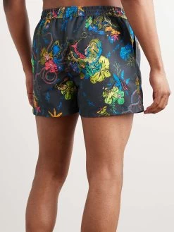 PAUL SMITH Shorts Da Mare Corti Slim-fit In Materiale Riciclato Stampato Kraken -Speedo Italia w2000 q60 143