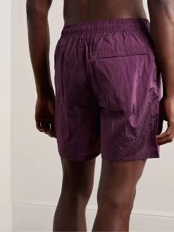 Stone Island Shorts Da Mare A Gamba Dritta Di Lunghezza Media Con Logo Applicato -Speedo Italia w2000 q60 157