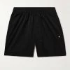 Stone Island Shorts Da Mare Medi A Gamba Dritta Con Logo Ricamato -Speedo Italia w2000 q60 174