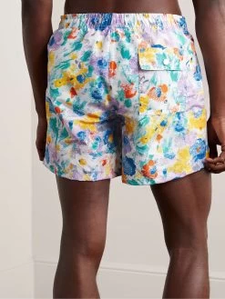 Shorts Da Mare Medi A Gamba Dritta In Tessuto Riciclato Con Stampa Floreale 8 Shorts Da Mare Medi A Gamba Dritta In Tessuto Riciclato Con Stampa Floreale -Speedo Italia w2000 q60 180