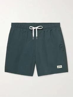 Shorts Da Mare Medi A Gamba Dritta In Tessuto Riciclato