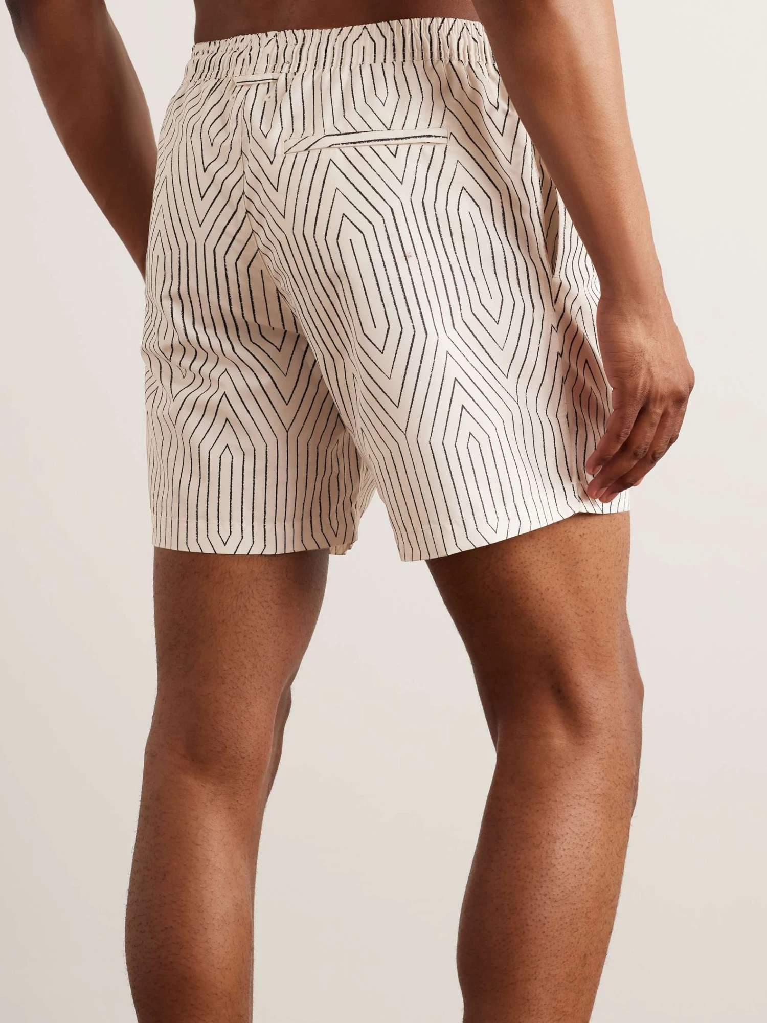 Shorts Da Mare Medi A Gamba Dritta Stampati Frank 5 Shorts Da Mare Medi A Gamba Dritta Stampati Frank - immagine 3