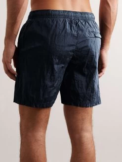 Stone Island Shorts Da Mare A Gamba Dritta Lunghezza Media Con Logo Applicato -Speedo Italia w2000 q60 3