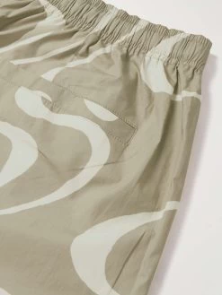 FRAME Shorts A Gamba Dritta In Cotone Biologico Stampato Con Coulisse -Speedo Italia w2000 q60 343