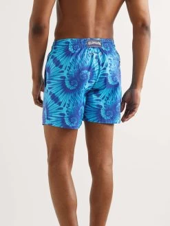 Vilebrequin Shorts Da Mare Medi Slim-fit In Shell Riciclato Tie-dye Mahina -Speedo Italia w2000 q60 370