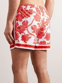 Dries Van Noten Shorts Da Mare In Jersey Con Stampa Floreale -Speedo Italia w2000 q60 412