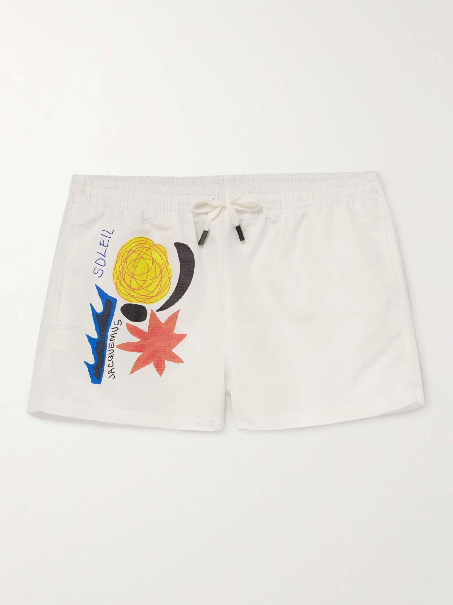Jacquemus Shorts Da Mare Corti A Gamba Dritta Ripstop Con Stampa Soleil 3 Jacquemus Shorts Da Mare Corti A Gamba Dritta Ripstop Con Stampa Soleil