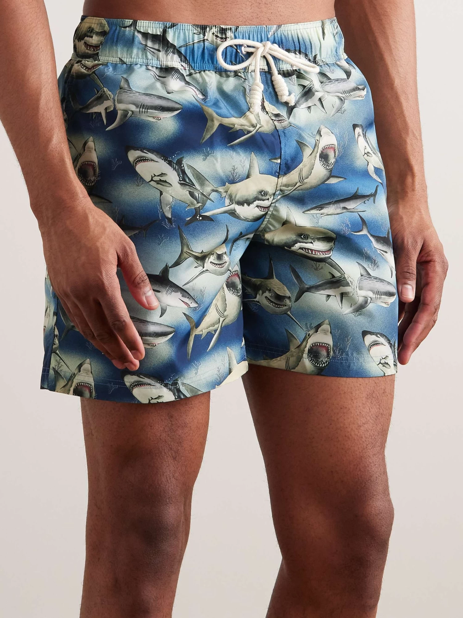 Palm Angels Shorts Da Mare Lunghezza Media A Gamba Dritta Con Stampa 4 Palm Angels Shorts Da Mare Lunghezza Media A Gamba Dritta Con Stampa - immagine 2