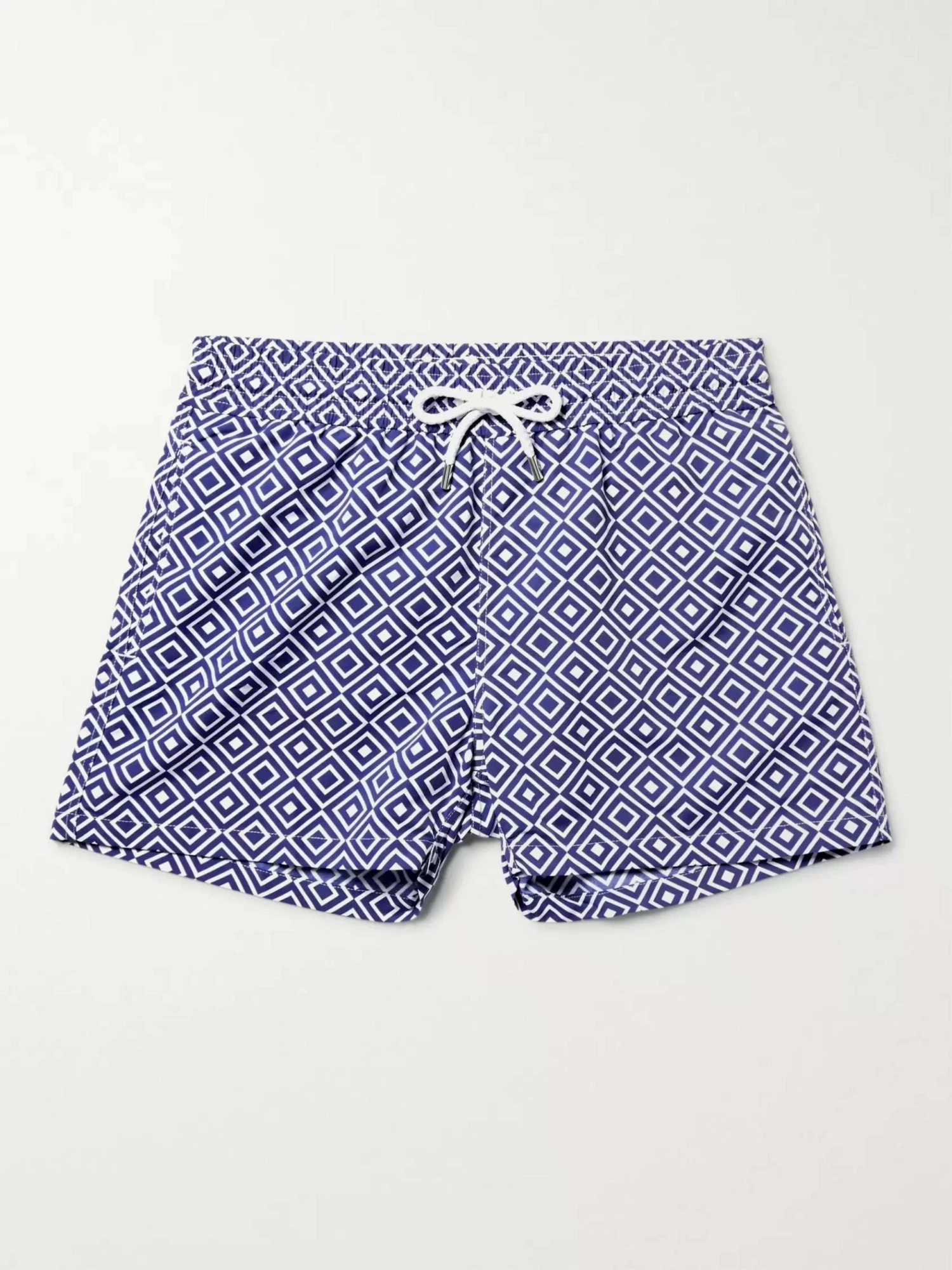 Shorts Da Mare Corti Slim-fit Con Stampa Angra 3 Shorts Da Mare Corti Slim-fit Con Stampa Angra