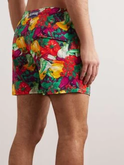 Vilebrequin Shorts Da Mare Medi In Materiale Riciclato Con Stampa Moorise -Speedo Italia w2000 q60 508
