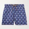 Canali Shorts Da Mare Corti Stampati