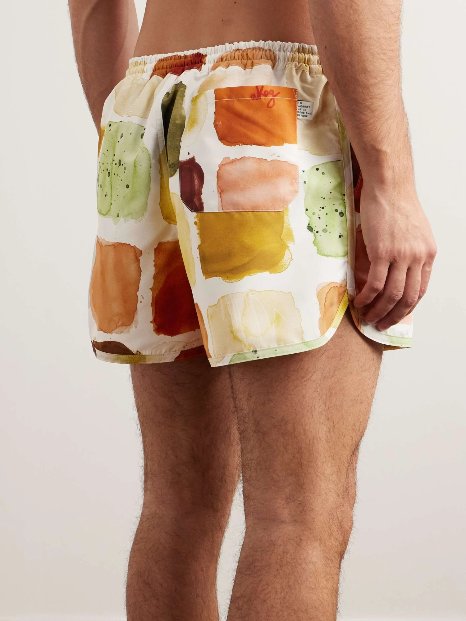 Shorts Da Mare Corti A Gamba Dritta In Tessuto Riciclato Stampato Gili 5 Shorts Da Mare Corti A Gamba Dritta In Tessuto Riciclato Stampato Gili - immagine 3