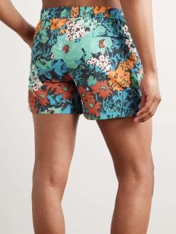 PAUL SMITH Shorts Da Mare Medi A Gamba Dritta In Tessuto Riciclato Stampato Tropical Garden -Speedo Italia w2000 q60 75
