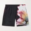 Alexander McQueen Shorts Da Mare Medi A Gamba Dritta Con Stampa -Speedo Italia w2000 q60 97